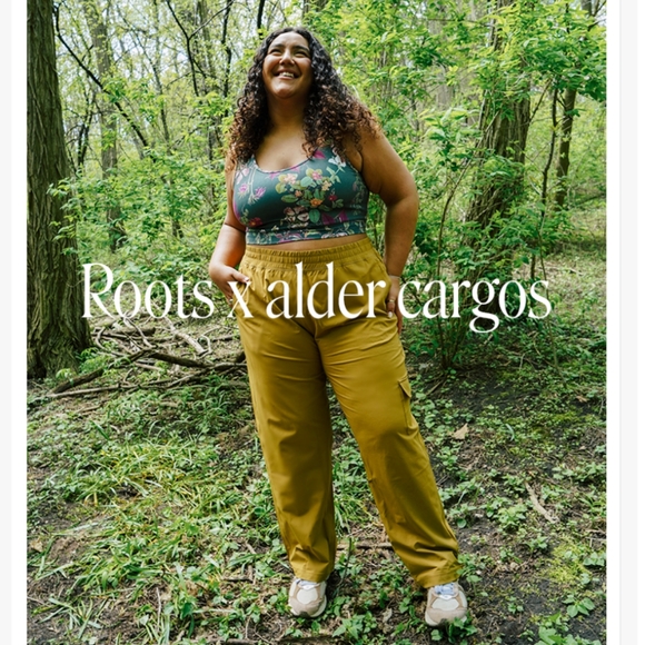 Roots x Alder Limited Edition Cargo Pants with Pockets Size 2X NWT - Picture 4 of 17